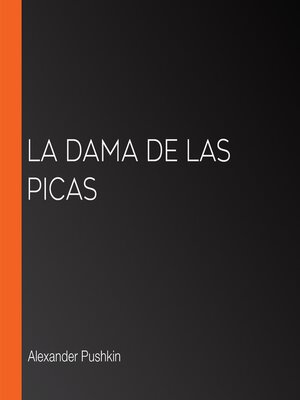 cover image of La dama de las picas